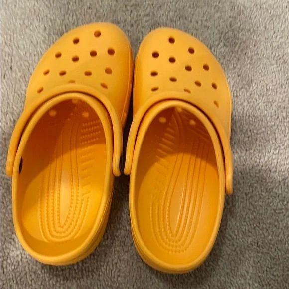 CROCS Women's Sandals - Bright Orange - Picture 2 of 4